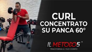 Curl Concentrato su panca 60°