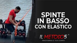 Spinte in basso con elastico | push down con elastico